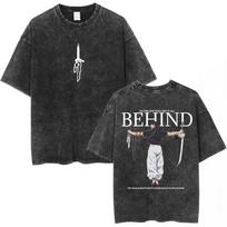Manga Jujutsu Kaisen Printed Tshirt Zenin Maki Yk Vintage Washed Tee Shirt Mens Summer High Quality Cotton Soft Clothing Tops XL
