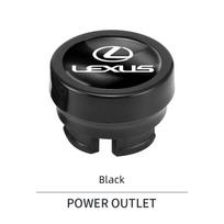 2026 Hot Interior Stickers Car Cigarette Lighter Cover DustProof Decoration Cap For Lexus RX330 IS250 Ct200h ES300h RX350 IS300h juoda