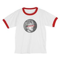 Mgk Lost Americana Ringer Tee Short Sleeve Loose Fashion Male T-shirt Unisex Streetwear Summer O-neck Casual  Graphic Tshirts S