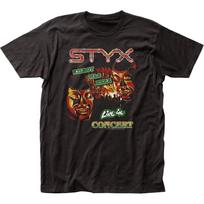 Styx Kilroy Was Here Mens T T-Shirt Music Classic Concert Rock Band Tee New Black L