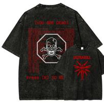 Hot Sale Classic Retro FPS Game ULTRAKILL Graphic Print TShirt Men Women Vintage Washed Cotton Casual Oversized Summer New Tee S