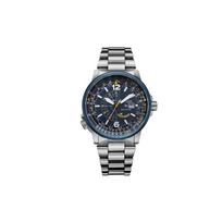 CITIZEN Blue Angel Serija Eco-Drive Mados Tendencija Kvarcinis Plieninė Apyrankė Vyriškas Laikrodis Mėlynas Ciferblatas BJ7006-56L mėlyna