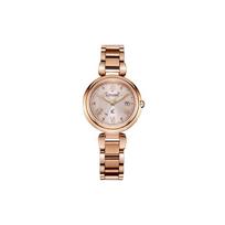 CITIZEN Eco-Drive Series Shubo™ Titanium Pink Gold-plated Case Strap Solar Quartz Titanium Strap Women's Watch Pink Dial ES9468-51W mėlyna