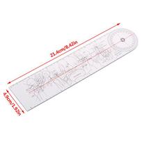 VP 1pc new Multi-Ruler Goniometer Angle Ruler Joint Orthopedics Tool Instruments