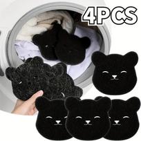 4PCS Washable Pet Hair Sponges, Laundry Lint Remover for Washing Machine, Reusable Fur Catcher, Easy Clean & Durable juoda