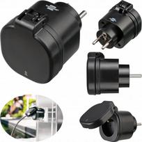 Gniazdo Elektryczne Wifi Inteligentne Smart Home Ip44 Wtyczka Zewnętrzna