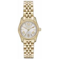 Michael Kors MK3229 Moteriškas auksinis mažo dydžio Lexington laikrodis 26mm auksas