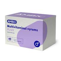 AMBIO MULTIVITAMINAI VYRAMS PLIUS, 60 tablečių