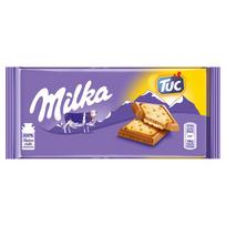 Milka Pieninis šokoladas su Tuc krekeriais 87 g