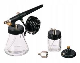 Aerograf Airbrush Kompresor Dysza 0.8Mm Zbiornik 80Ml Malowanie