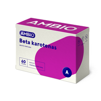 AMBIO BETA KAROTENAS, 60 kapsulių