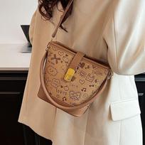 Bucket bag, new messenger bag, women's bag, summer hand bag, high-end commuter messenger bag, bag. ruda