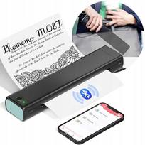 Przenośna Termiczna Drukarka Phomemo M08F Bluetooth Do Dokumentów A4 Tatuaż