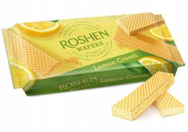 Roshen Wafle Przekładane Nadzieniem O Smaku Cytrynowym 216G