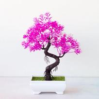 Home Decoration New Artificial Plants Bonsai Snowball Garden Small Tree Potted Creative Desk Ornaments Simulation Fake Flowers
