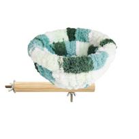 New Warm Winter Bird Nest Colorful Hanging Parrot Hideaway Bird Cage Accessories Small Pet House for Hummingbird