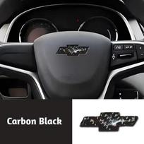 Anglies pluošto automobilio vairo centro lipdukas emblema Chevrolet Sail Aveo Cruze Malibu Spark Orlando Captiva SS Trax Lacetti