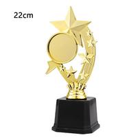 Golden Color Competition Trophy 22/25.5/28/30.5 CM Reward Prize Cup  Singing Competition 22CM