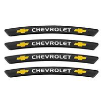 Rim Badge Creative Decoration Decals Styling Auto Aluminum Trim Sticker Car Wheel for Chevrolet Colorado Spark Malibu Captiva juoda