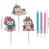 Świeczki Na Tort Jednorożec Kucyki Unicorn 15Szt.