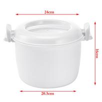 Microwave Oven Rice Cooker Multifunctional Food Steamer Pot Bento Lunch Box A2