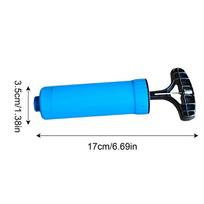 Ball Pump Set Flexible Hose Volleyball Football Basketball With Air Nozzle Ball Hand Air Pump Durable Balloon Ball Inflator Air nozzle is random mėlyna