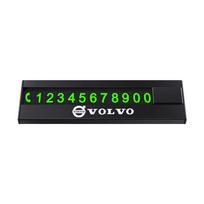 Car Parking Phone Number Plate Holder Car Interior Accessories For Volvo EX30 XC60 XC40 V60 V40 XC90 XC70 V50 S60 V70 S90 Olesta juoda
