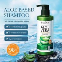 Alavijo Šampūnas 500ml SADOER Drėkinantis Valantis Gaivinantis Maitinantis Plaukų Priežiūra Shampoo 500ml white