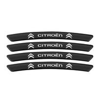 4pcs Aluminum Car Badges Wheels Rims Sticker Auto Accessories For Citroen C1 C2 Grand C4 Picasso C4L VTS C-ELYSEE DS C3-XR C5 C6