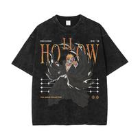 BLEACH Kurosaki Ichigo Tshirt Anime Vintage Washed Oversized T Shirt Men Clothing Summer High Quality  Cotton Tees Tops S