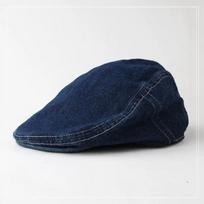 2025 New Retro Herringbone Style Berets for Men Women Newsboy Hat Unisex Fashion Wash Denim Painter Hat Girls All-match Flat Cap 56-58CM tamsiai mėlyna spalva