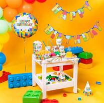 Toppery Na Tort Muffiny Klocki Urodziny Party 5Szt