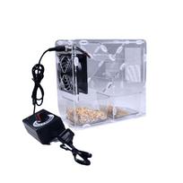 Electric Bird Grains Blowing Machine Adjustable Speed Bird Food Separator  Bird Breeder US Plug skaidri