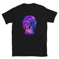 Skull Wild Trippy Hippy Space T-Shirt XL