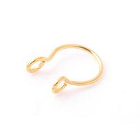 1pcs C Shaped Fake Nose Ring Hoop Septum Rings Stainless Steel Nose Piercing Fake Piercing Oreja Pircing Jewelry New auksas