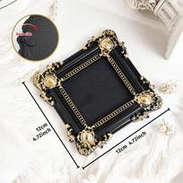 Hanging Mini Photo Frames Photographic Props Wall Space DIY Vintage Picture Frame Baroque Ornate Resin Decorative Frames