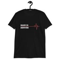 Born In Denver Colorado City Of Birth Hometown T-Shirt M