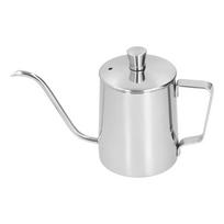 304 Stainless Steel PTFE Coffee Kettle 350ml Capacity Scratch Resistance Pour Over Coffee Pot With Lid Flow Control sidabras