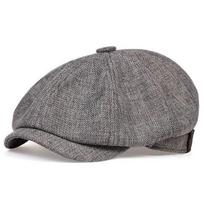 Men Casual Peaky Blinders hat Spring Autumn Retro Beret Hats Wild Casual Hats Unisex Wild Octagonal Cap girl Newsboy English hat tamsiai pilka spalva