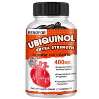 Ubichinolis 400 mg maisto papildas, su vitaminu E, Bioperinu, 120 minkštųjų kapsulių buteliuke 120 Capsules