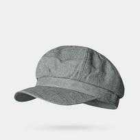 Big Head Plus Size Japanese Vintage Octagonal Beret Hat for Men Lightweight Wool Blend Newsboy Painter Caps, Multi-Style Casual L 56-58cm pilka spalva