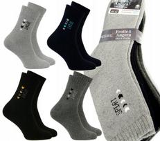 4X Męskie Termiczne Z Wełny Angora Ciepłe Skarpety Zimowe Skarpetki 40-44 N