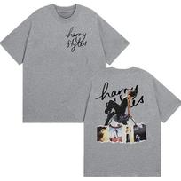 Harry Styles Disco Ball Collage Graphic T-Shirt Men Women Casual Cotton Oversized Streetwear Tops S įvairiaspalvis
