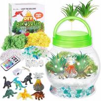 Lampka Nocna Z Dinozaurami Terrarium Zestaw Zabawek Z Pilotem