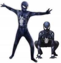 Kostium Przebranie Strój Venom Spiderman Cosplay Bal Karnawał 152 / 158 Cm