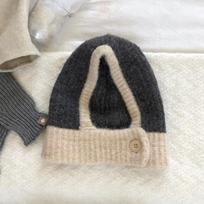Creative Pullover Hat Balaclava Hat Beanie Simple Ear Protection Hat Thickened Knitted Hat Streetwear