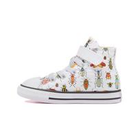 Converse Chuck Taylor All Star High TD A Bugs World Baby Sneakers White Natural-Ivory Black 770708F 23