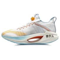 Li-Ning Essential Cushioning Non-Slip Durable Low-Top Running Shoes Men sneaker White Blue Yellow ARHR125-4 45