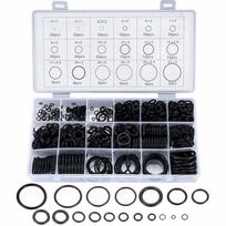 279 vnt. 18 dydžių guminių O-žiedų žiedų remonto dėžutė kombinuotas rinkinys box of 480pcs juoda