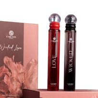 Carlton London Women Dovanų rinkinys Wicked+Love kvepalai|Dovanų rinkinio pakuotė 2 kvepalai-30 ml kiekvienam| Dovanų rinkinys moterims | Jubiliejinė dovana žmonai ir draugei